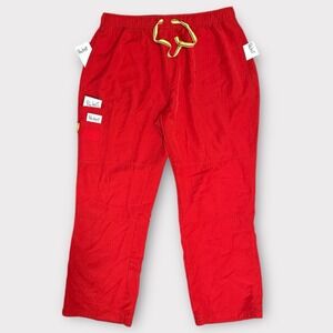 Spread Good Cheer! Uniform Cargo Scrub‎ Pant Red Size 3X